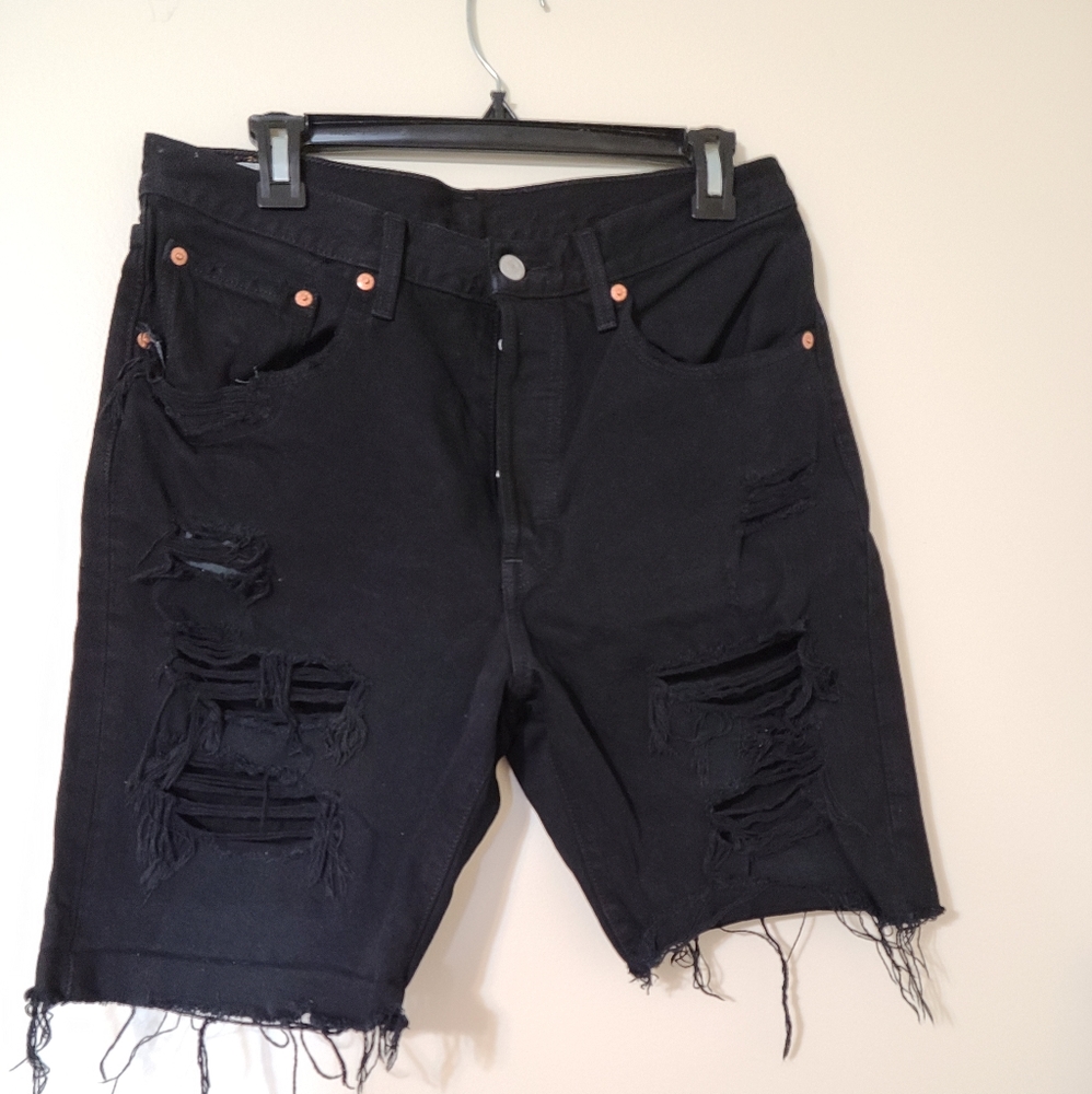 denim shorts